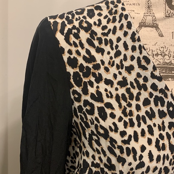 π Unleash Your Inner Wild Side - Club Monaco Krista Leopard Print Silk Top! π - Picture 7 of 13